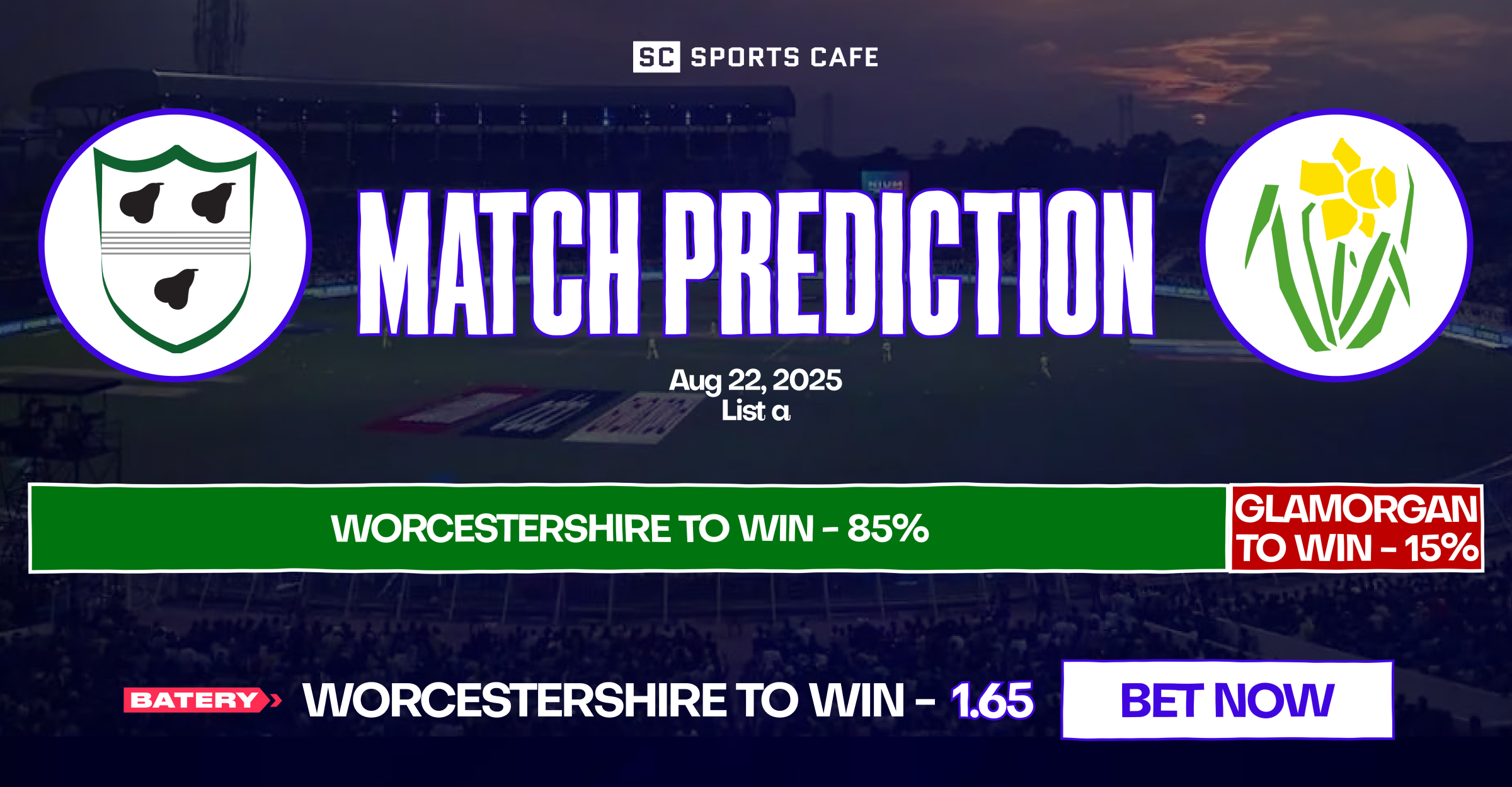 Worcestershire vs Glamorgan